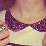 col claudine paillettes