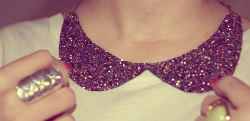 col claudine paillettes