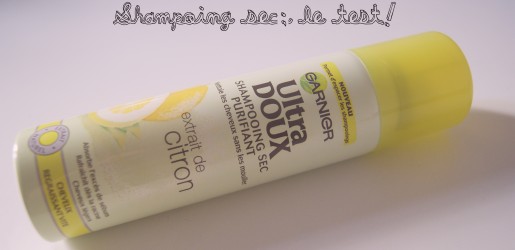 test shampoing sec garnier
