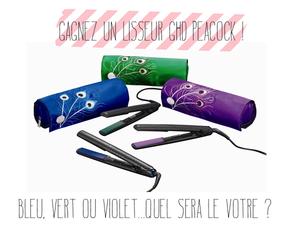 concours ghd peacock