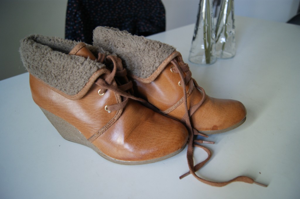 bottines compensées H&M hiver