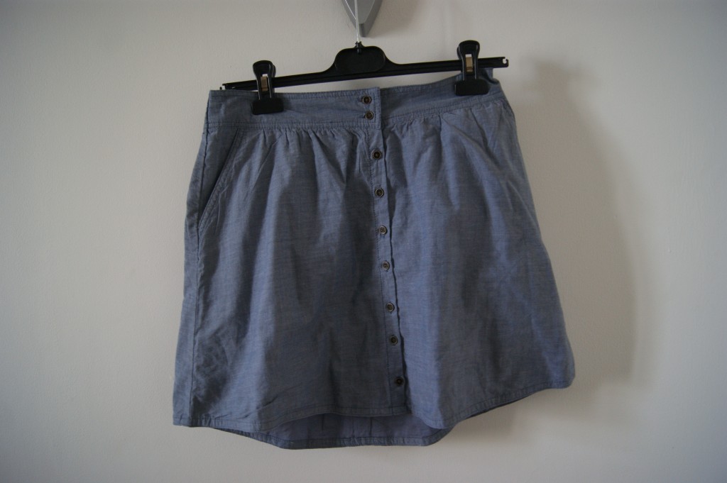 jupe en chambray