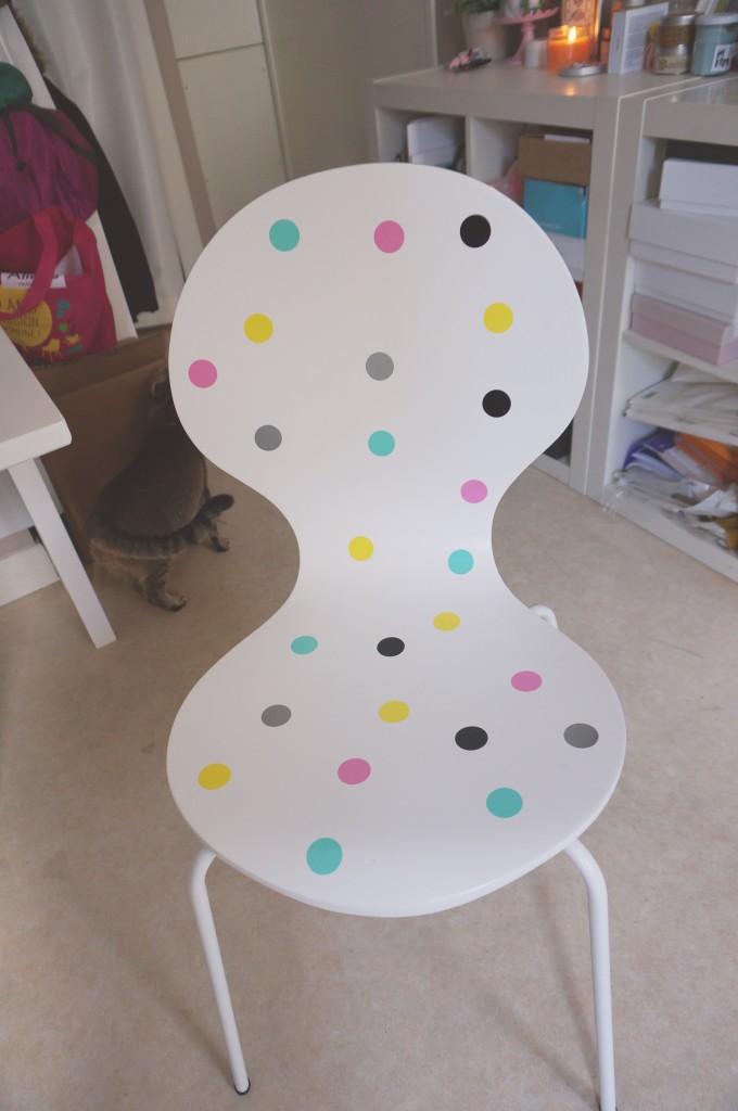 diy customiser chaises stickers