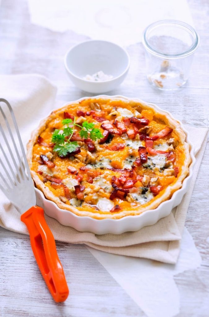 tarte-d-automne-a-la-courge-butternut-et-au-roquefort
