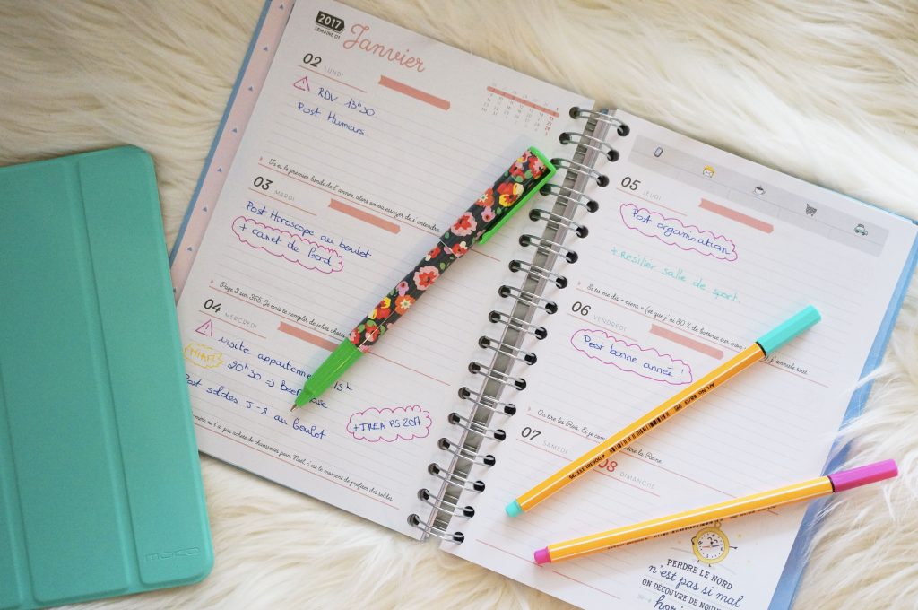 organisation au quotidien