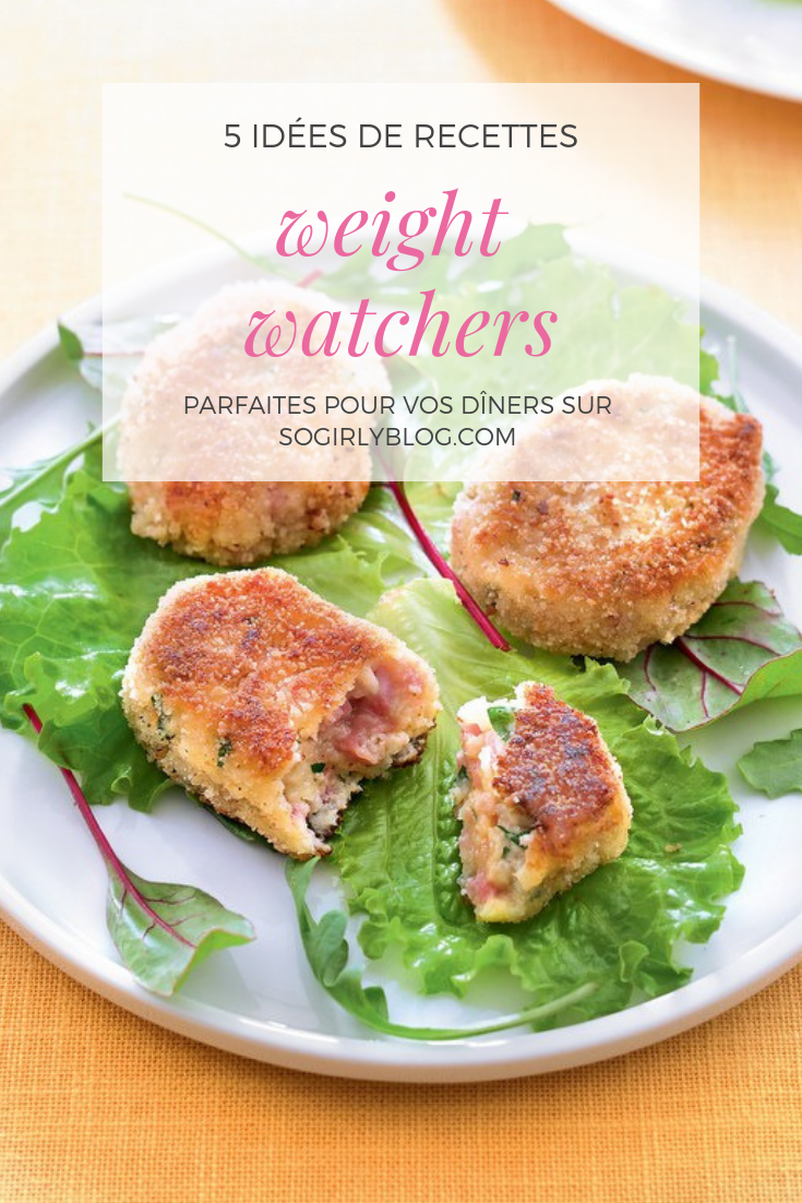 5 Idees De Diner Weight Watchers Reperees Sur Pinterest Le So