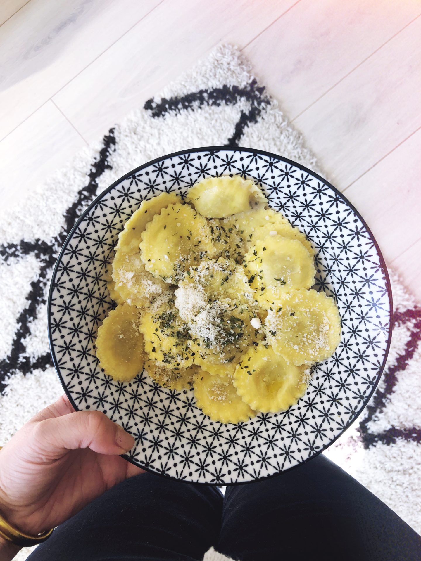 raviolis frais à la truffe