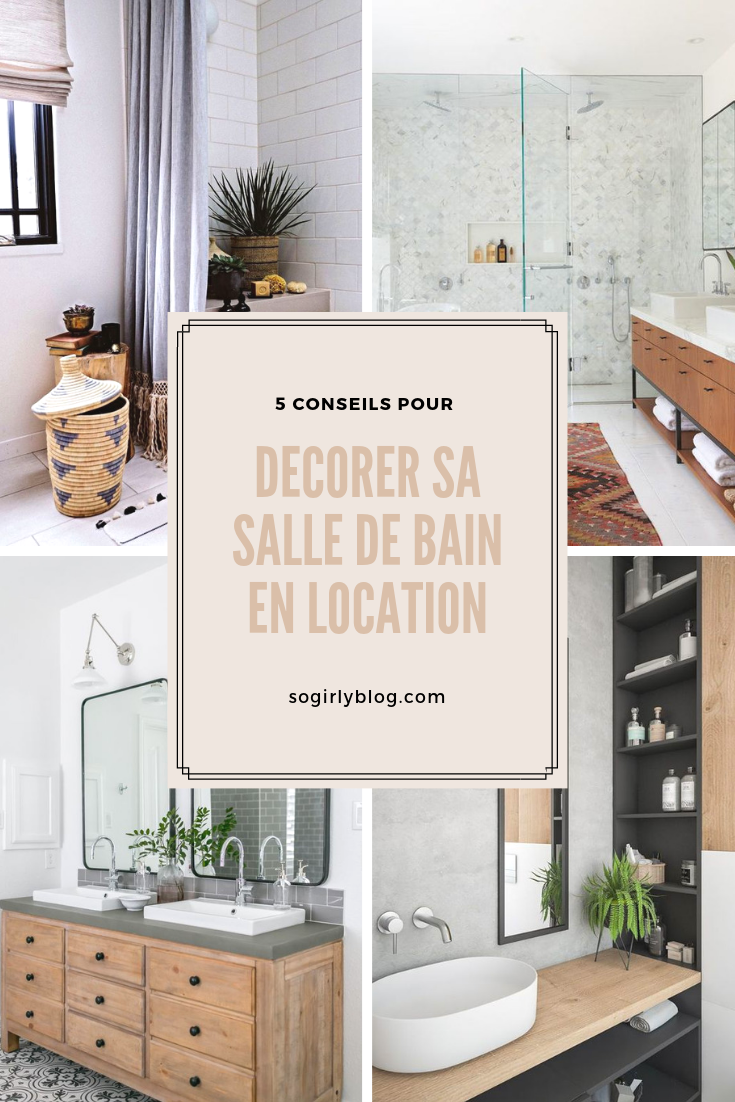 décorer salle de bain locataire