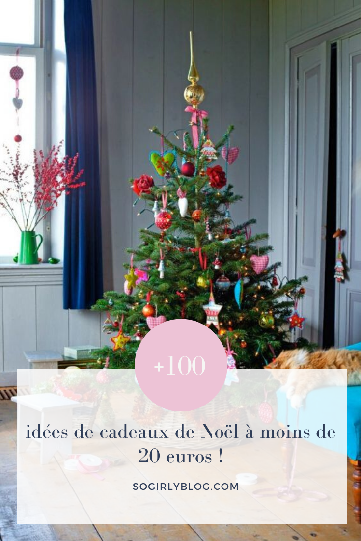 100 cadeaux à moins de 20€ à offrir à Noël - Le So Girly Blog