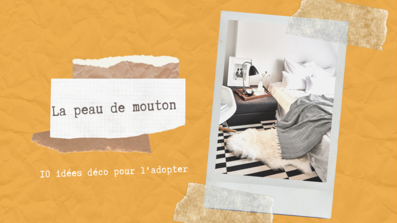 la peau de mouton déco