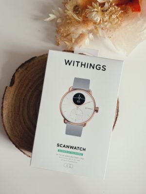 packaging montre withings scanwatch