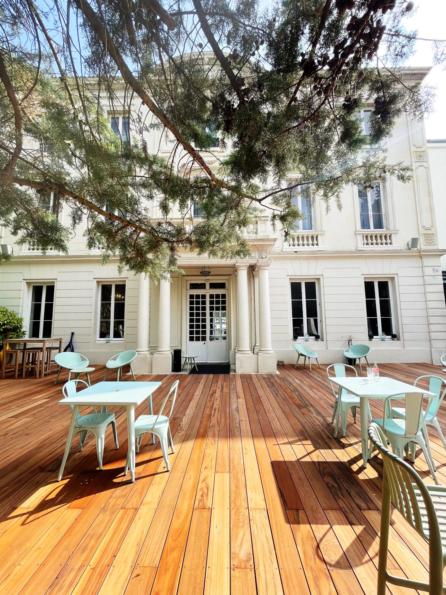 terrasse hôtel le champlain la rochelle