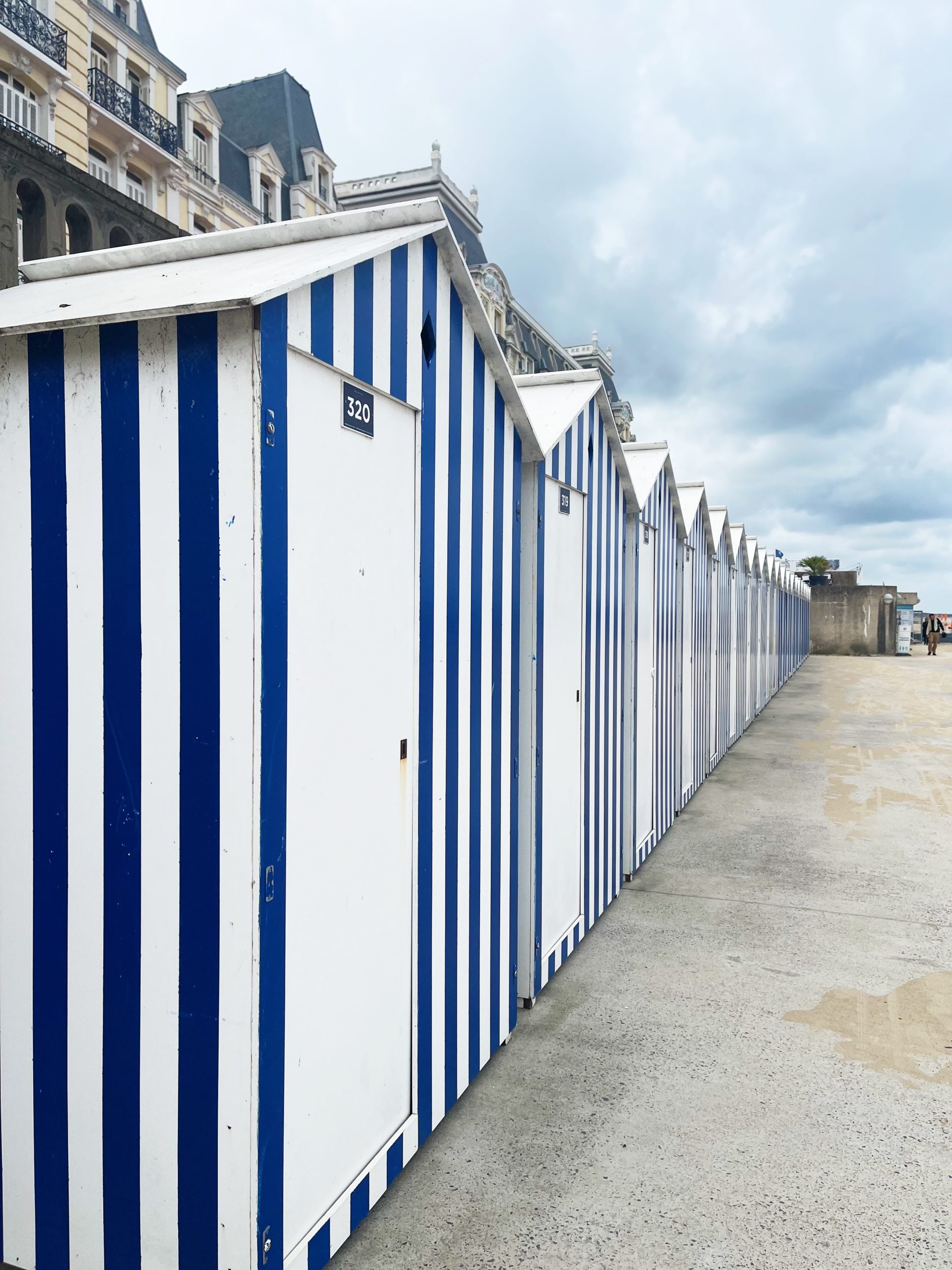 cabines de plage cabourg