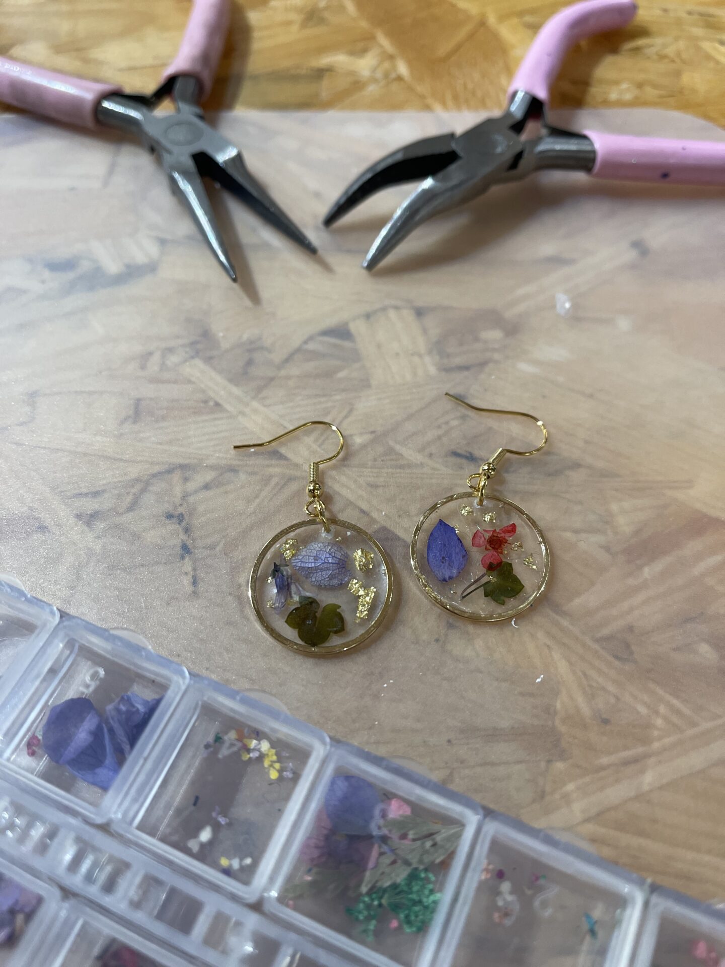 cadeau de noël DIY boucles d'oreilles 