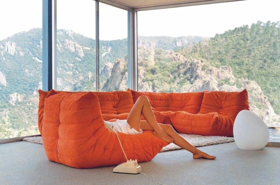 togo orange ligne roset