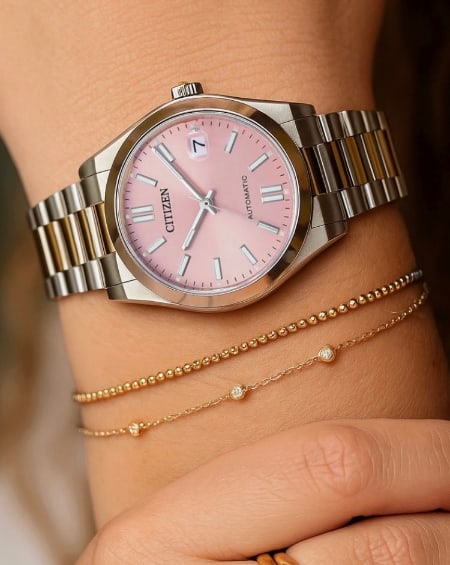 montre Citizen Tsuyosa Pastel Pink
