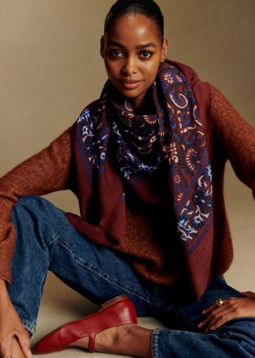 foulard en laine Sézane