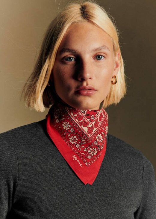 foulard sézane pas cher