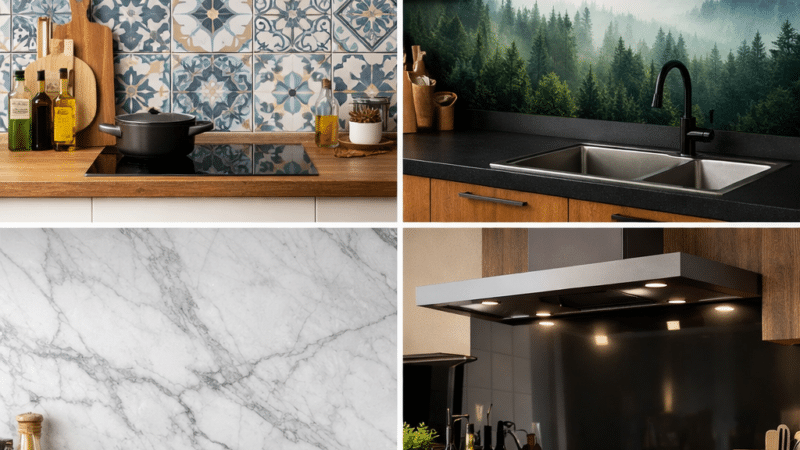 Quelle crédence choisir pour une cuisine tendance en 2025 ?