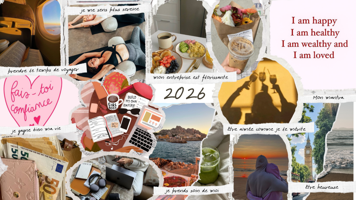 mes conseils pour créer un vision board en 2026 facilement