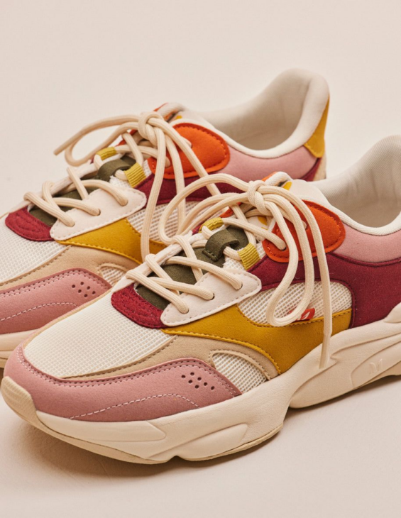 baskets femme multicolore Odaje