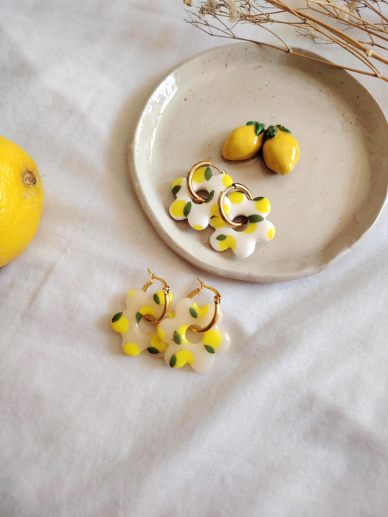 créoles à pampilles interchangeables à petit prix