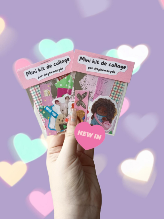 mini kit collage pour journaling