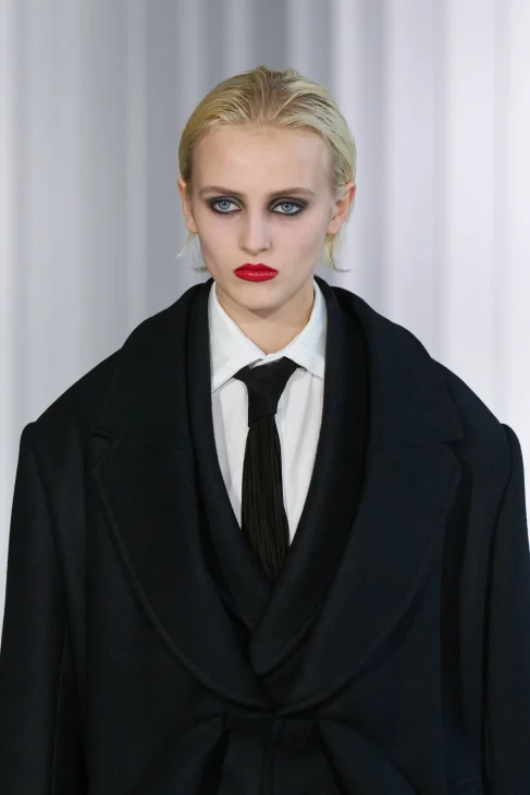 défilé jean-paul gaultier, tendance bouche rouge