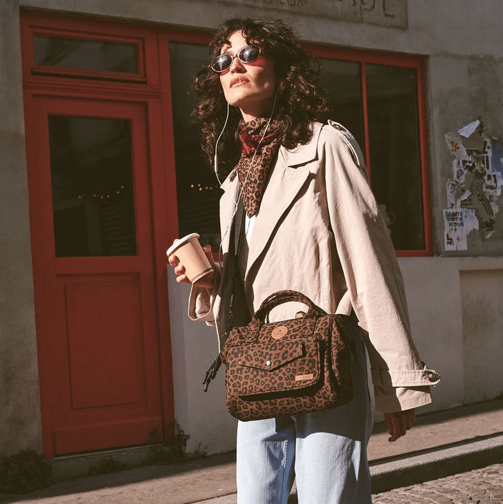 sac bandoulière léopard cabaïa